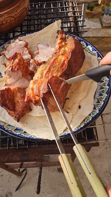 Мясо в тандыре #мясо #тандыр #мясонауглях