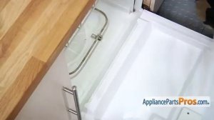 Как заменить нижнее уплотнение двери на посудомоечно?