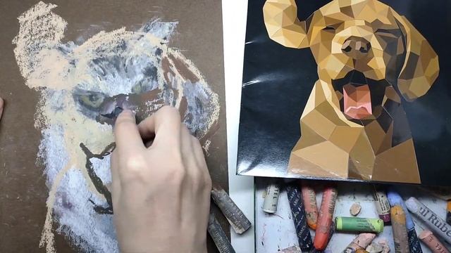 развиваю чувство тона: наклейки + рисунок масляной пастелью смотреть онлайн