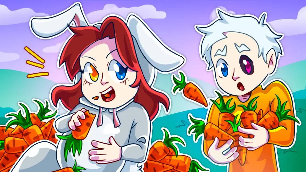 ❤️ Майнкрафт но Я СТАЛА ПОМОЩНИКОМ ПУХЛЫМ КРОЛИКОМ смотреть онлайн