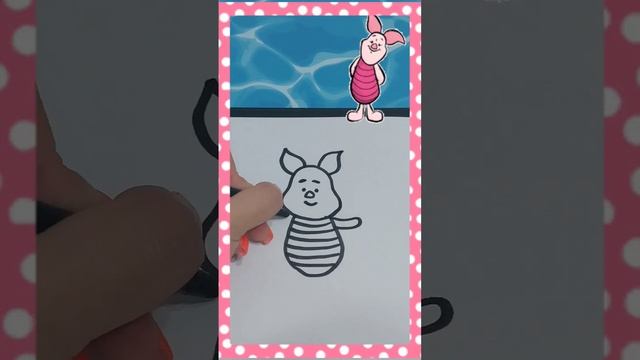 Как нарисовать Пятачка из мультика Винни-Пух #drawing #пятачокгейм #starkidsayka #длядетей #sketch смотреть онлайн