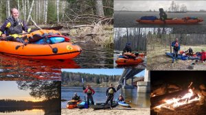 Путешествие на пакрафте по Карельскому перешейку: Первый выход экспедиционного пак-каяка КАРЕЛОЧКА