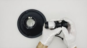 Ночной свет от оптики с гладким стеклом на Нива УАЗ Газ с Pro BI-LED лампами с мини линзой на 120W