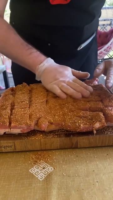Crisp Pork Belly / Хрустящая Свиная Грудинка #bbq #еда #рецепт смотреть онлайн