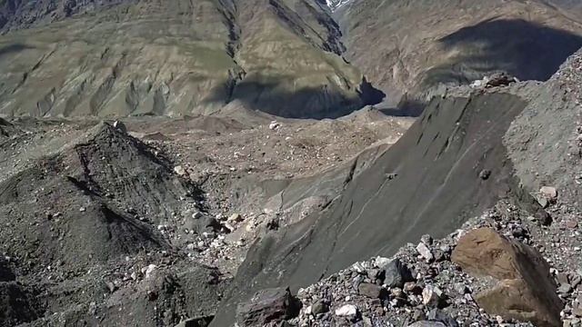 Пересекаем ледник Путеводный. Хан-Тенгри 2018. Второй день трекинга. Часть 4