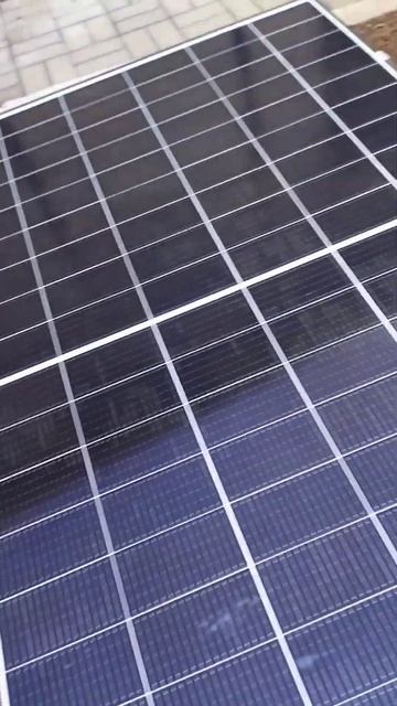 Солнечная панель примерка. Solar panel fitting. смотреть онлайн