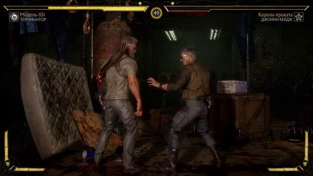 Mortal Kombat 11:Терминатор vs Джонни Кейдж(Шварценеггер vs Ван Дамм) смотреть онлайн