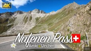 🚗 SmartTV 4К ➤ Проезжаем живописный перевал Нуфенен, Швейцария! UHD 30fps