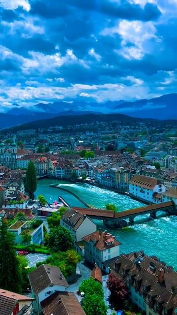 Швейцария 🇨🇭 Люцерн, Schweiz Lucern #amazing смотреть онлайн
