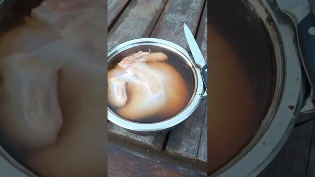 #курица #горячего #копчения