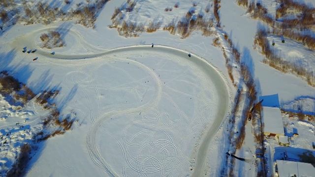 Дзержинские дрифтеры с высоты птичьего полёта /4К/
