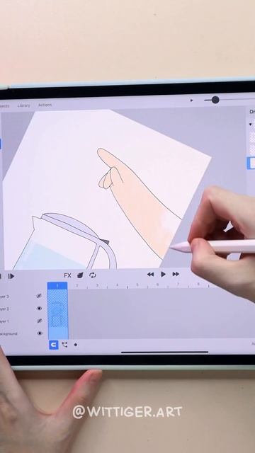 Процесс создания анимации на ipad в приложении toonsquid #ан? смотреть онлайн