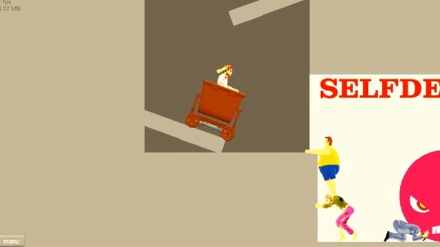 Стал тарзаном! Happy Wheels #1