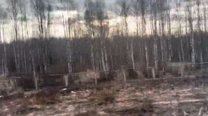 Станция Каннельярви из окна скоростного поезда эс2г л?