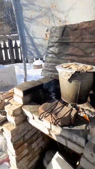 Коптильня из подручных материалов