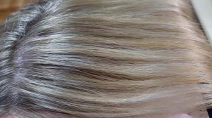 Тонирование Концепт 9/ 1 на мелированных волосах.