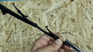 Замена РЕЗИНКИ щетки стеклоочистителя РЕНО, ремонт ДВ