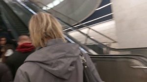 Москва Метро .Цска и выход к Авиапарку