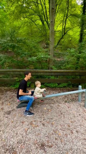 Маленький Лев на качелях нашего детства 🫵🏻 А у вас б? смотреть онлайн