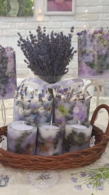 Лаванда, лавандовые свечи https://vk.com/dry_flowers_krd смотреть онлайн