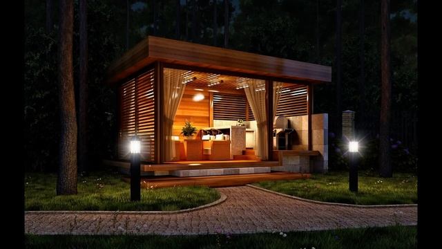 ИДЕИ БЕСЕДКИ НА ДАЧНОМ УЧАСТКЕ.IDEAS OF A GAZEBO ON THE SITE. смотреть онлайн