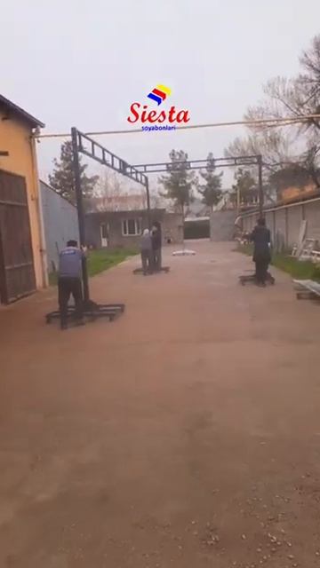 Мобильная двусторонняя маркиза Сантана от Siesta.uz #наве? смотреть онлайн