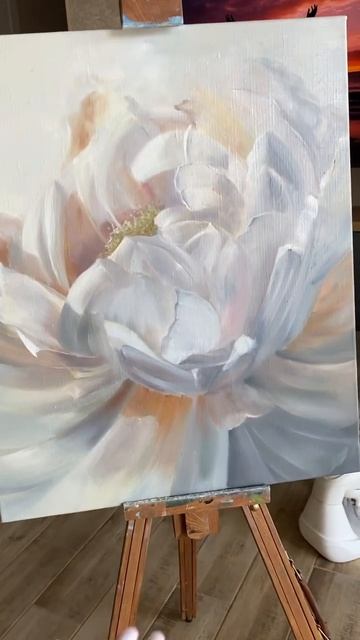 Пион маслом #декрет #painting #живопись #картина #artist #oilpaintin смотреть онлайн