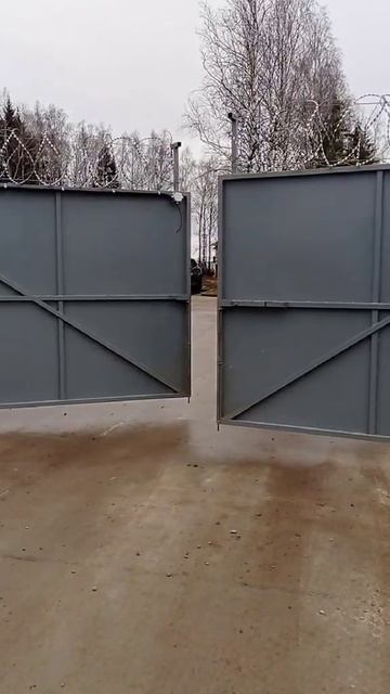 Ворота распашные I Промышленные ворота I Ворота с авто? смотреть онлайн