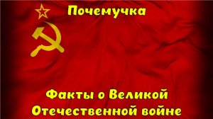 80 лет победы. Почемучка. Факты о Великой Отечественной войне. Статистика войны.