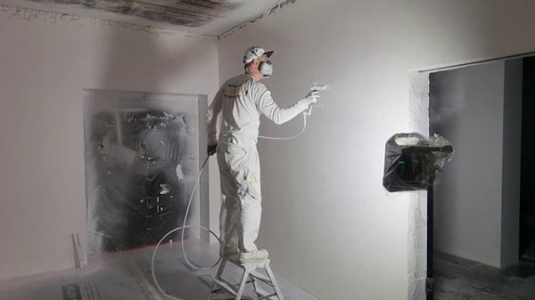 Грунт-краска. Нанесение. (Special Grund) Малярные работы от и