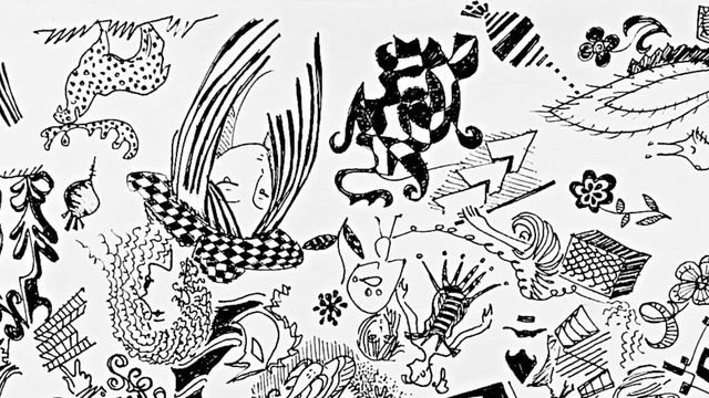 Графика, гелевая ручка, бумага А4 смотреть онлайн