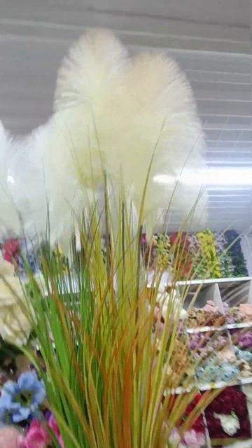 Пампасная трава, осока. Искусственные кусты, которые ? смотреть онлайн