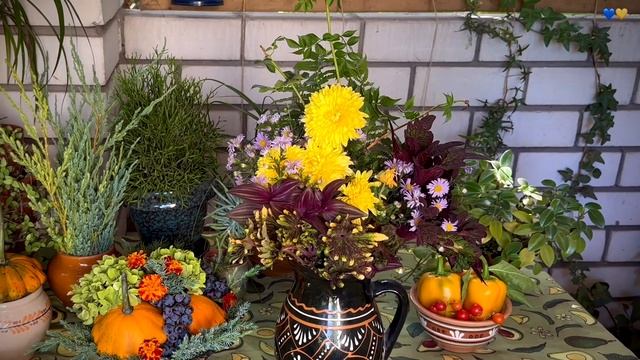 Осеннее вдохновение | Украшаю уголок на террасе смотреть онлайн