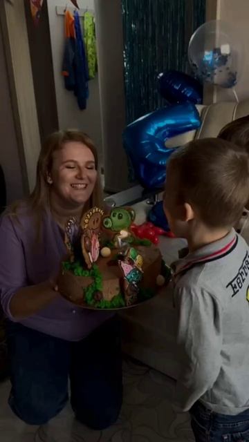 С днем рождения, мой сладкий мальчик 💙! 5 лет, как 1 мин? смотреть онлайн