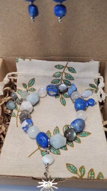 #натуральныекамни #купить АКВАМАРИН ЛАЗУРИТ ЛУННЫЙ КА смотреть онлайн