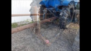 Самодельный погрузчик на заднюю навеску трактора