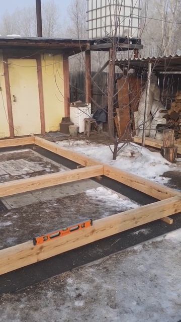 Постройка бани из бруса. Сибирь, Хакасия. #зима смотреть онлайн