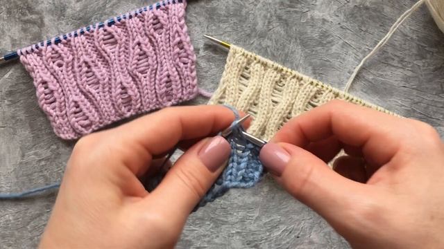 ЭФФЕКТНЫЙ УЗОР РЕЗИНКА 2/2 СО СПУЩЕННЫМИ ПЕТЛЯМИ! Knittingpatterns