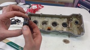 Замена прокладки клапанной крышки НИССАН АЛЬМЕРА КЛА?