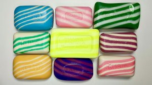 Асмр резка яркого полосатого мыла. cutting soap
