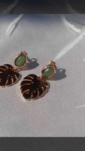 Серьги МОНСТЕРА с авантюрином смотреть онлайн