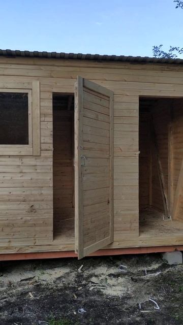 Построили на участке сарай и душ. смотреть онлайн