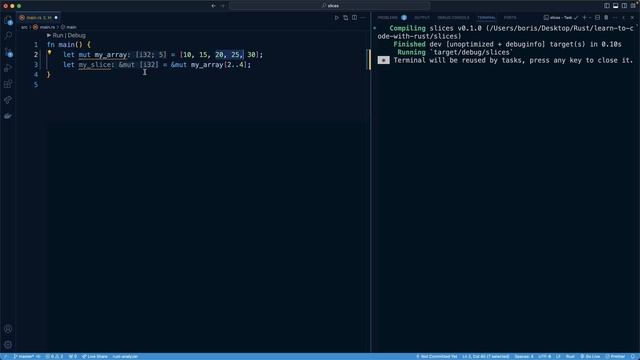 8.009. Mutable Array Slices смотреть онлайн