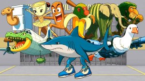 Животные из итальянского мемов в побеге из тюрьмы