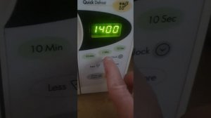 Установка времени на микроволновой печи LG