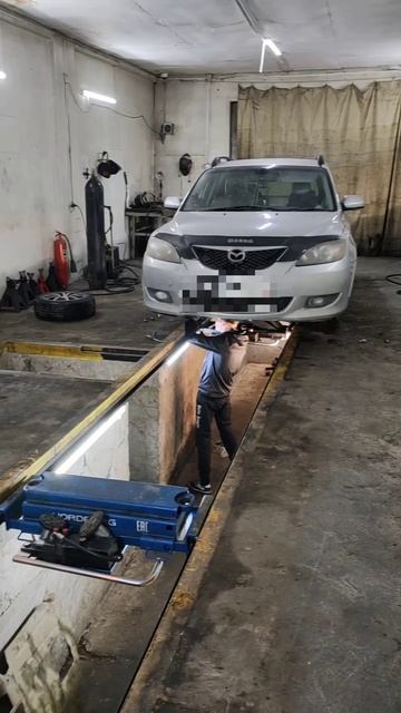 Ездили на замену деталей, и на развал) #мышканаша #мазд? смотреть онлайн