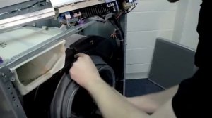Как заменить манжету двери на стиральной машине LG?  Ре?