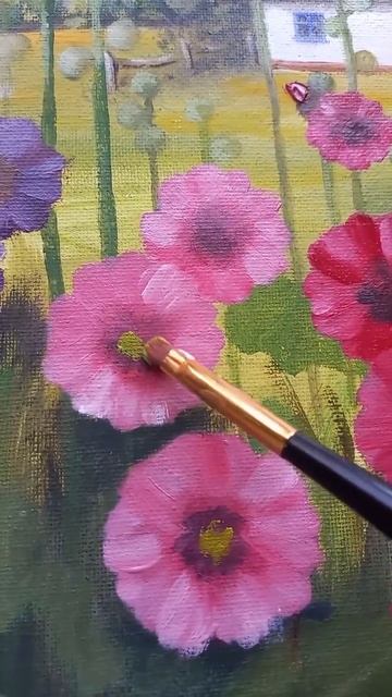 #art #painting #artist #artwork #flowers #mallow #картина #квіти #мальва #худ? смотреть онлайн