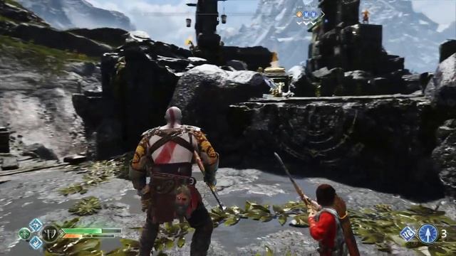 GOD OF WAR 2018.Rus. День 3. 720р.(60fps)