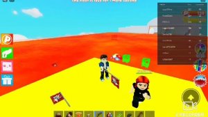 Играю в игру пол лава в ROBLOX